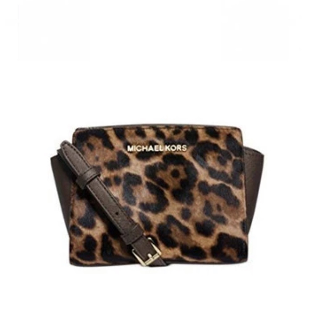 Michael Kors Leopard Cross Body Purse